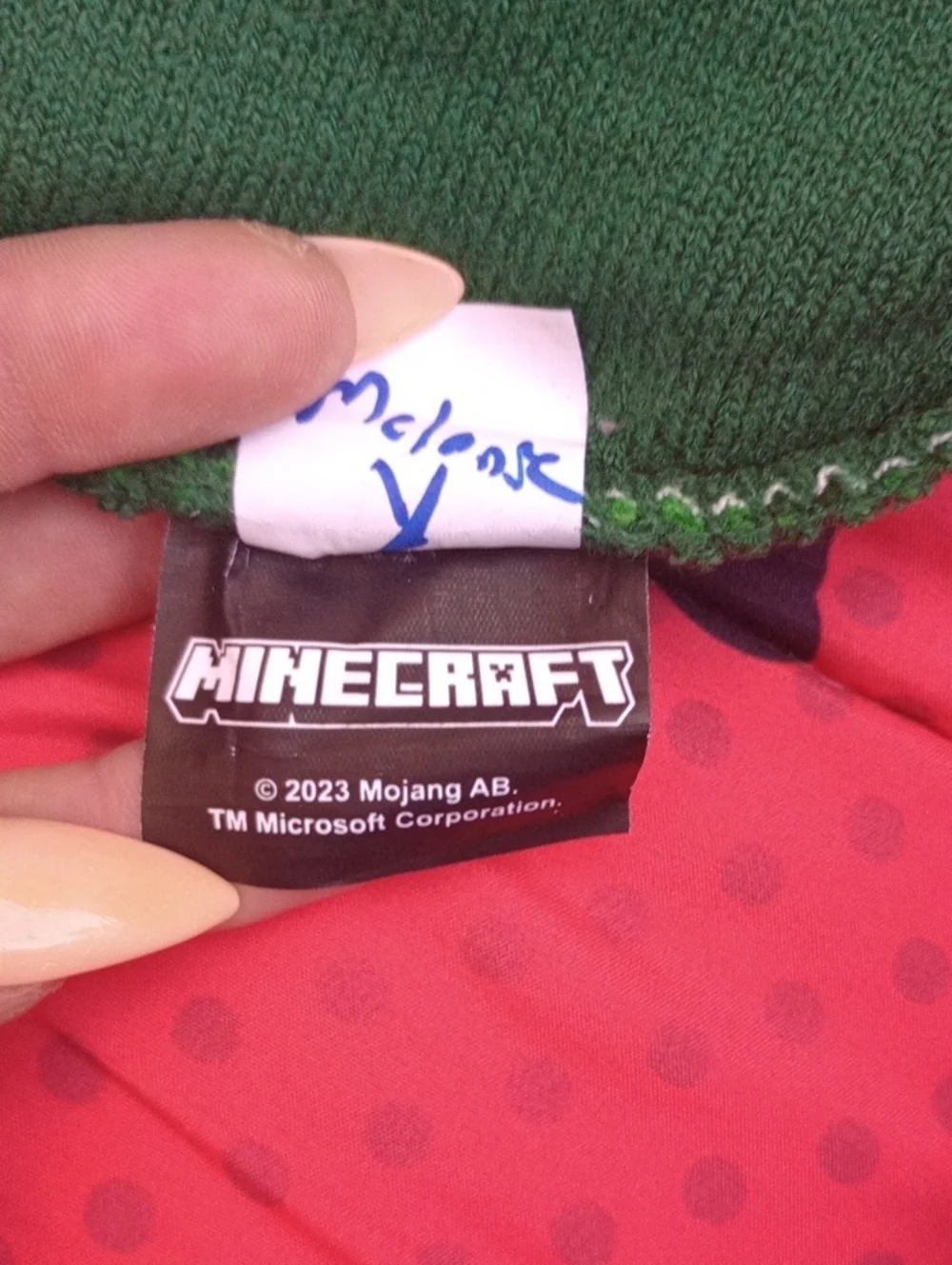 Minecraft authentic knit